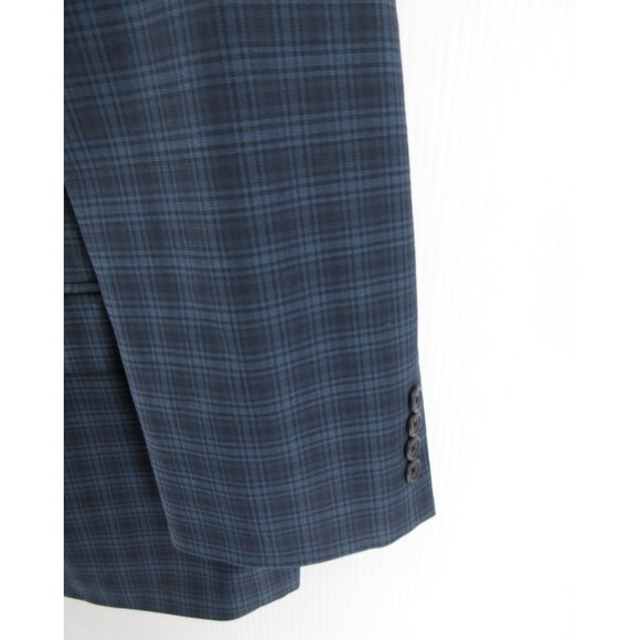 Oak Hill Sport Coat 4XLT Tall Blazer Wool Blend Plaid Jacket Preppy - Picture 3 of 14